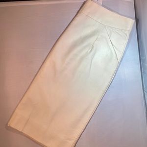 NWT JCrew factory white pencil skirt